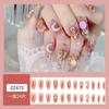 1 Pc Silver Glitter Butterfly Wearable Nail Sticker, Handmade Wearable Nail Art