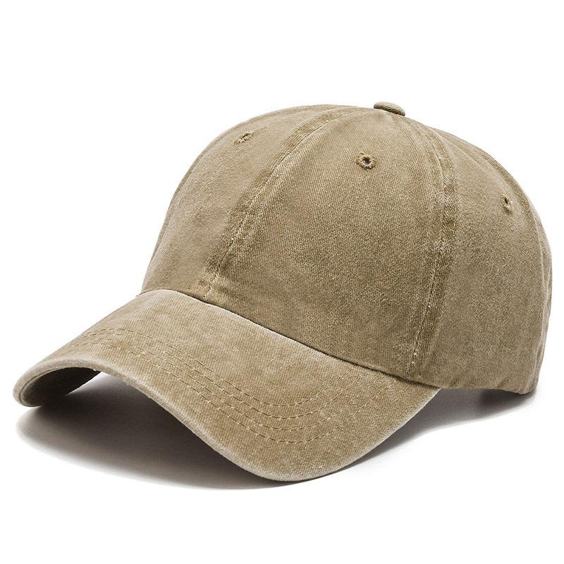 OEM Custom Logo Washed Soft Top Vintage Dad Hats Adjustable Plain Custom Baseball Cap for Men Women