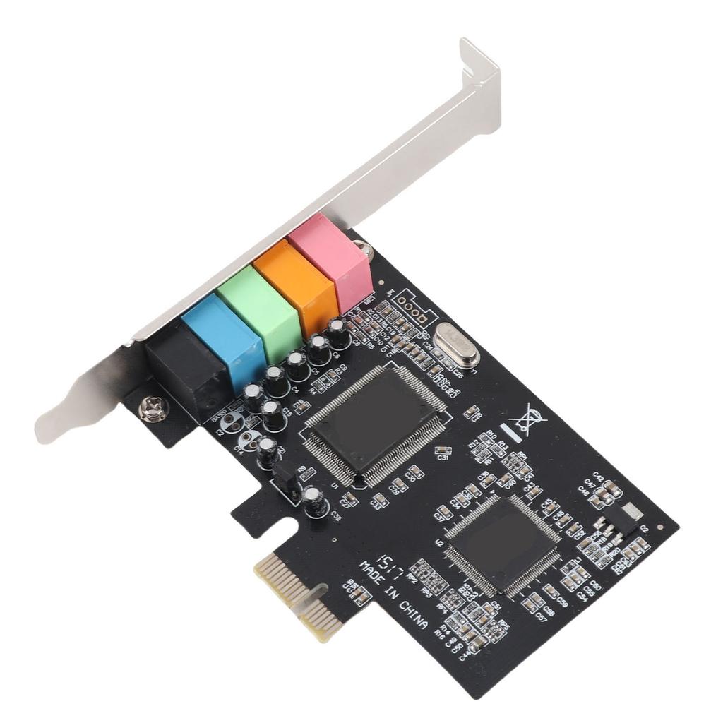 Pcie 5.1 Channel Sound Card 6 Channel Audio Card CMI8738 Chip with CD Accessories
