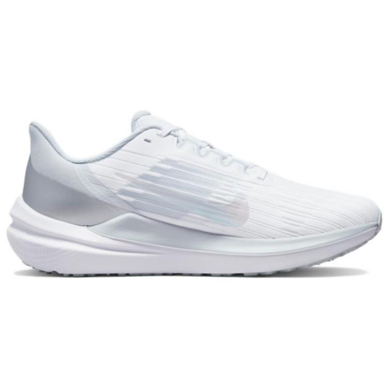 Nike Air Winflo 9 White Metallic Silver Women's Sneakers DD8686-100