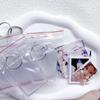 5/50pcs Transparent Photo Frame Keychain Tassels Snap-In Custom Insert Photo Acrylic Blank Keyring Clear Blank Picture Pendant
