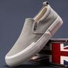 New Spring Men's Shoes Korean Style Casual and Versatile Men's Canvas Shoes Comfortable Breathable Flat Bottom Low Top Shoes