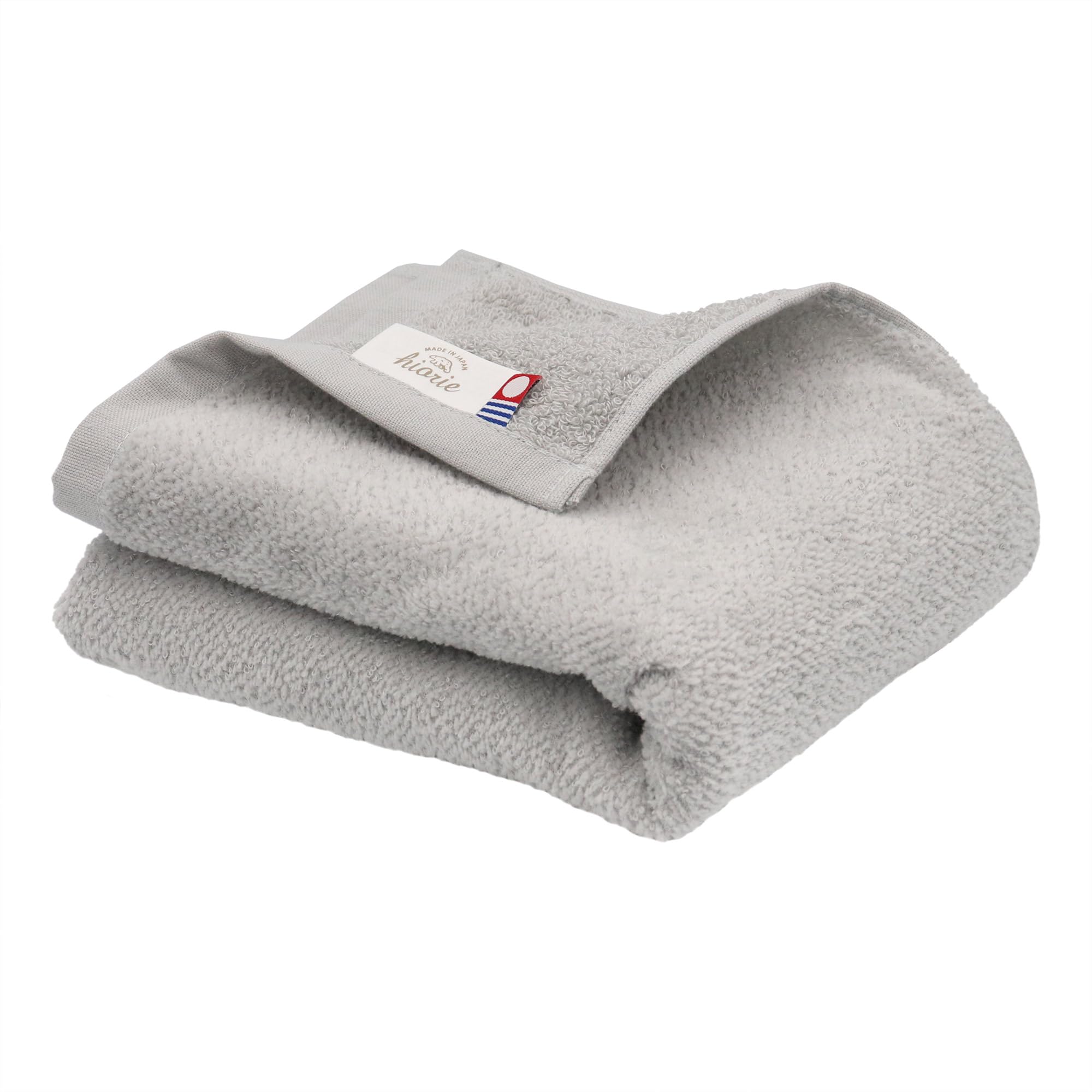 Мягкое гофрированное полотенце Imabari, Сделано в Японии, Полотенце, Серый,