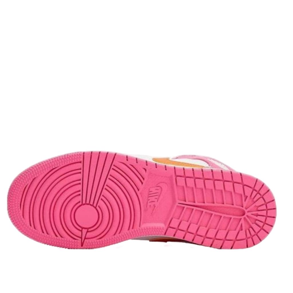 Air Jordan 1 Mid Pinksicle Safety Orange