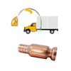 1 Pezzo Tubo Riempimento Sifone in Rame Pompa Manuale Raccordi Tubo Olio Connettore Sifone Agitatore Carburante Benzina Acqua Sifone