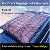 Car off-road vehicle net cover 120 * 80cm luggage net Car roof elastic net rope net cover Roof storage fixed prevent falling off