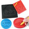 Magnetic Drawing Board Magnetized Board For Children  Magnet Ball Pad Magnetic Stylus Montessori Education Travel Activities Toy