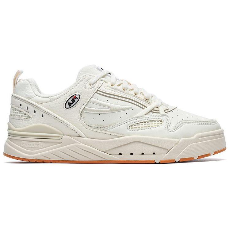 FILA Slam 22 Fabric Synthetic Leather Comfortable Durable Lightweight Low-Top Sneakers Women sneakers Off-White F12W231217FAW