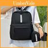 Nylon Casual Rucksack für Damen mit Laptopfach für den täglichen Gebrauch