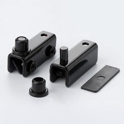 Double Head Catches Glass Door Hinge Clamp Push To Open Touch Latches