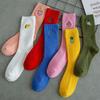 Quentin Custom Crew Embroidery Knitted Socks High Quality Low Moq Custom Good Quality Socks Own Logo Embroidered Unisex Grip