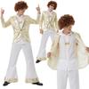 Halloweenový kostým Elvis Presley s parukou Retro Hip Hop Pro jevištní vystoupení