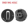 5ND941431A 5ND941431B 5ND941431C for VW Golf Jetta MK5 MK6 GTI Passat B6 B7 CC Touran Caddy Tiguan Car Chrome Headlight Switch