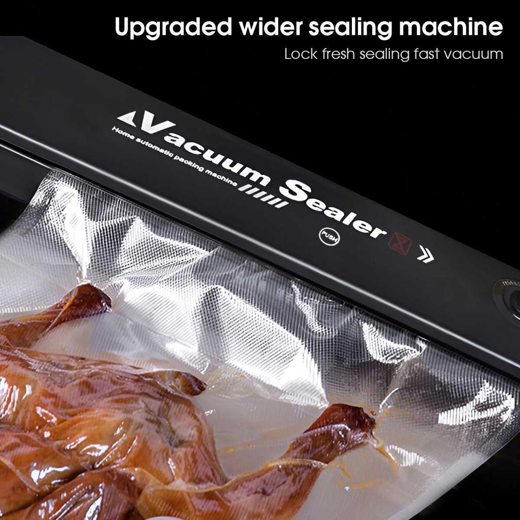 220V EU Plug Food Vacuum Sealer Packaging Machine with Free 10pcs Vacuum Bags Household Kitchen Food Vacuum Sealing
