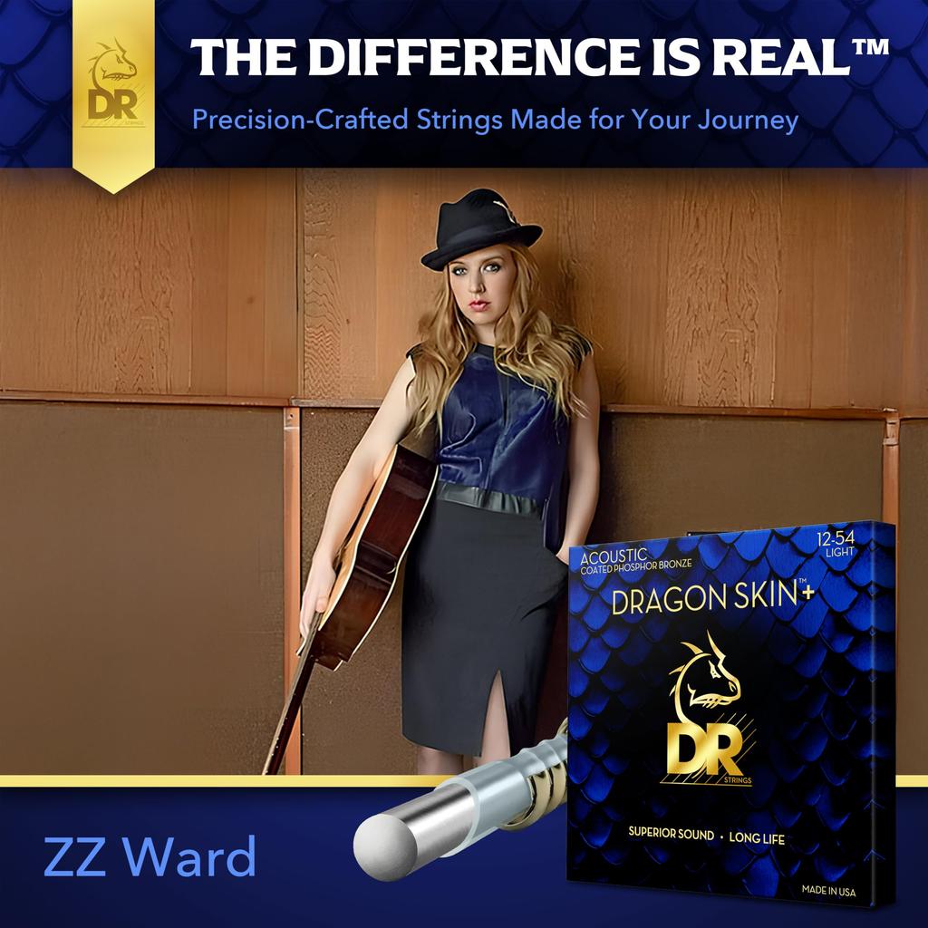 DR Strings Acoustic Guitar Strings DRAGON Phosphor Bronze SKIN+ DAP-12