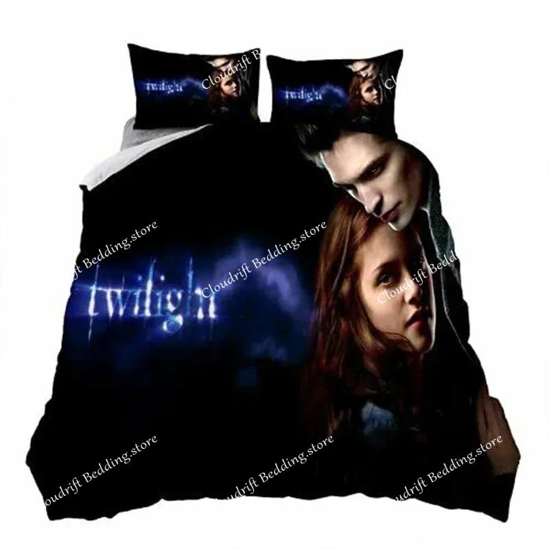 Die Twilight Saga Bettbezug 3D Exquisit Bella Vampir Mädchen Digitaldruck Bettwäsche Set Bettdecke Bett Jugend Heimdeko Jungen Geschenk