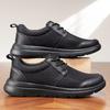 Casual Shoes Summer Breathable Mesh Shoes Black Lace-up Comfortable Shoes Sneakers Running Shoes
