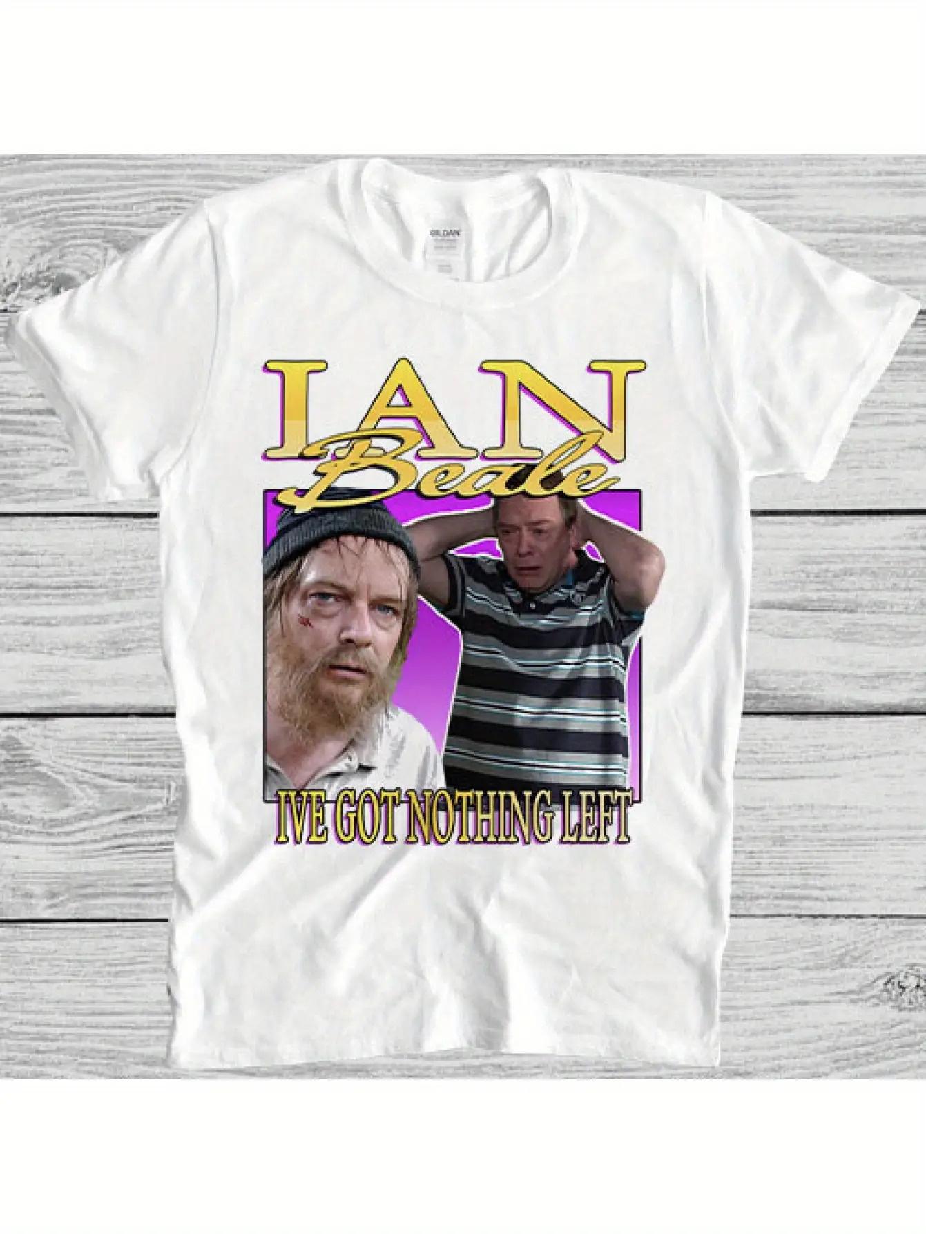 Humorous Ian Beale Quote T-Shirt for Men - I M Out of Options Eastenders Spoof Tee S