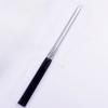 Stainless Steel Chopsticks, Long, with a Premium White Wood Handle, Perfect for Serving Sashimi and Sushi (24cm, Hexagonal Handle, Black)