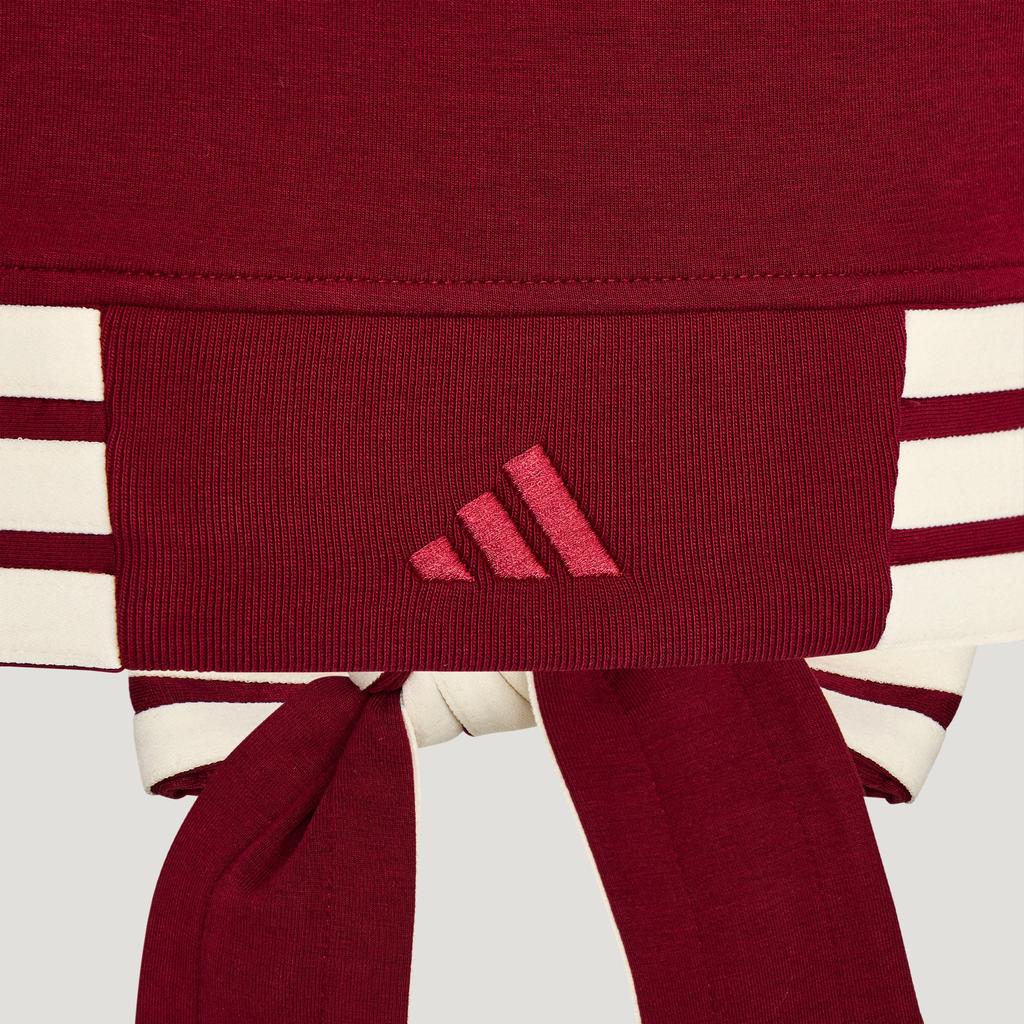 adidas Sudadera FW25 Samuel Gui Yang Co-creada con capucha Pulóver Holgada Rayada Manga Larga Sudadera Mujer sudadera KX4643