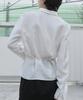 DENOAH Elvia Belted Blouse (White)