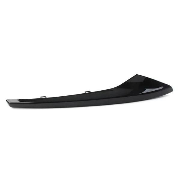 Black Plastic Front Bumper Grille Cover Trim for Jie - 1 Pair Standard