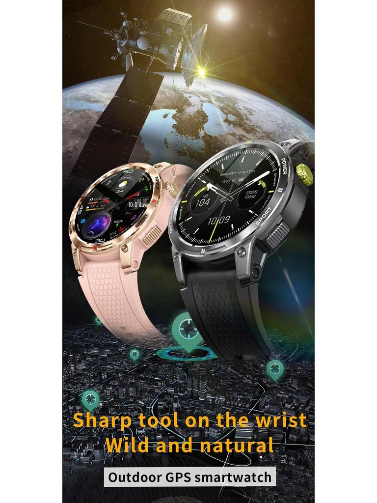 NX18Pro GPS Sports Smartwatch with Altimeter, Compass, Music Playback