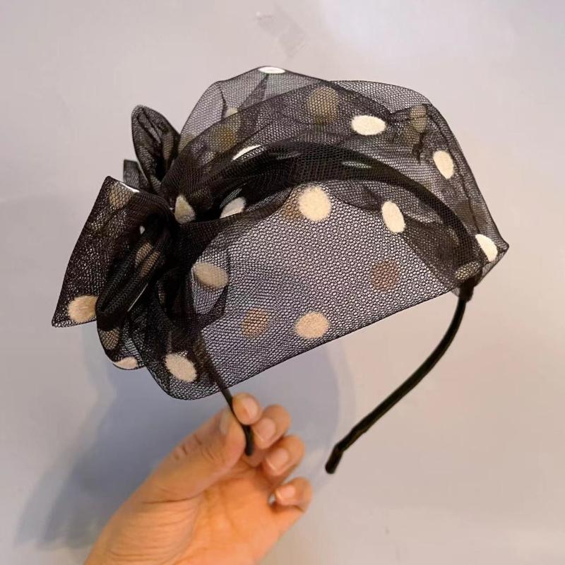 Elegant Floral Fascinators Hat with Mesh Pillbox Hat for Makeup Party