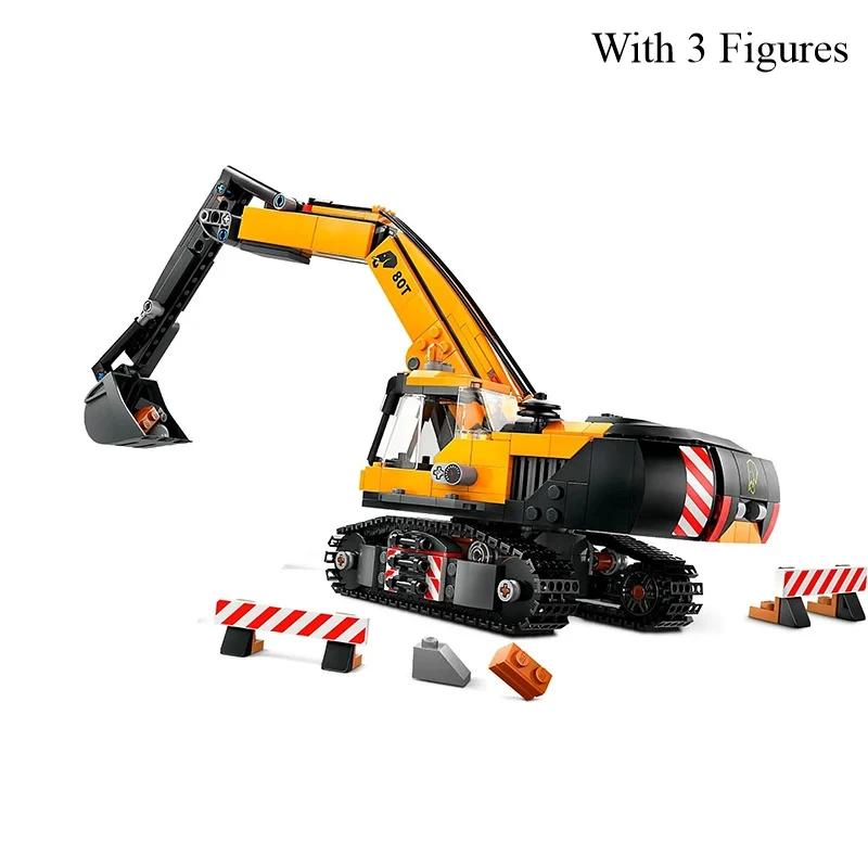 Stadt Mobilbaukran Bagger Bausteine Moc 60409 60324 60420 Bausteine Spielzeug Geschenk Für Kinder Kinder