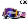 Motorcycle Goggles Water Transfer Off-road Outdoor Riding Sports Glasses Ski Goggles Windproof Glasses