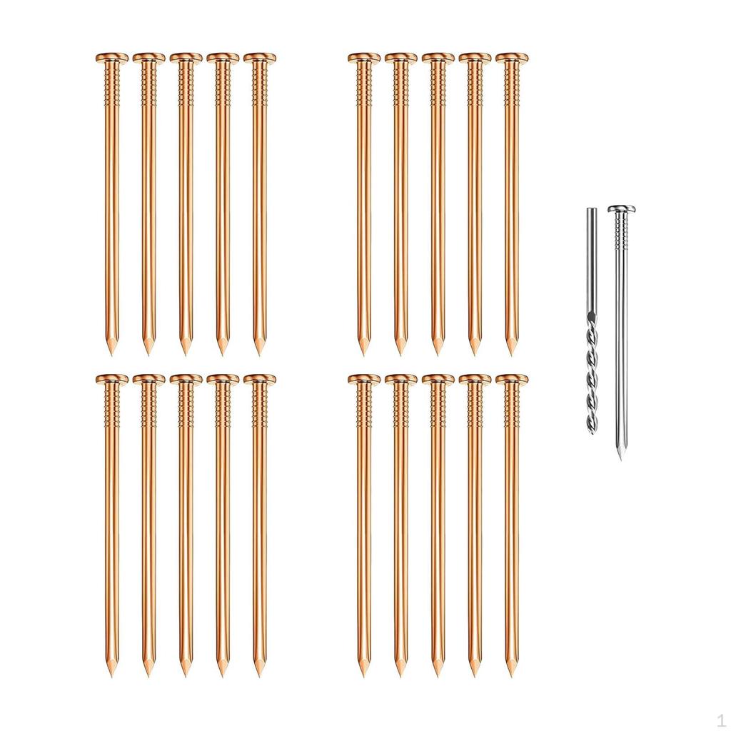 Koperen Clout Nagels Hardware Stevig Multifunctioneel Professioneel Leisteen Spijkers Boomstronk Doder