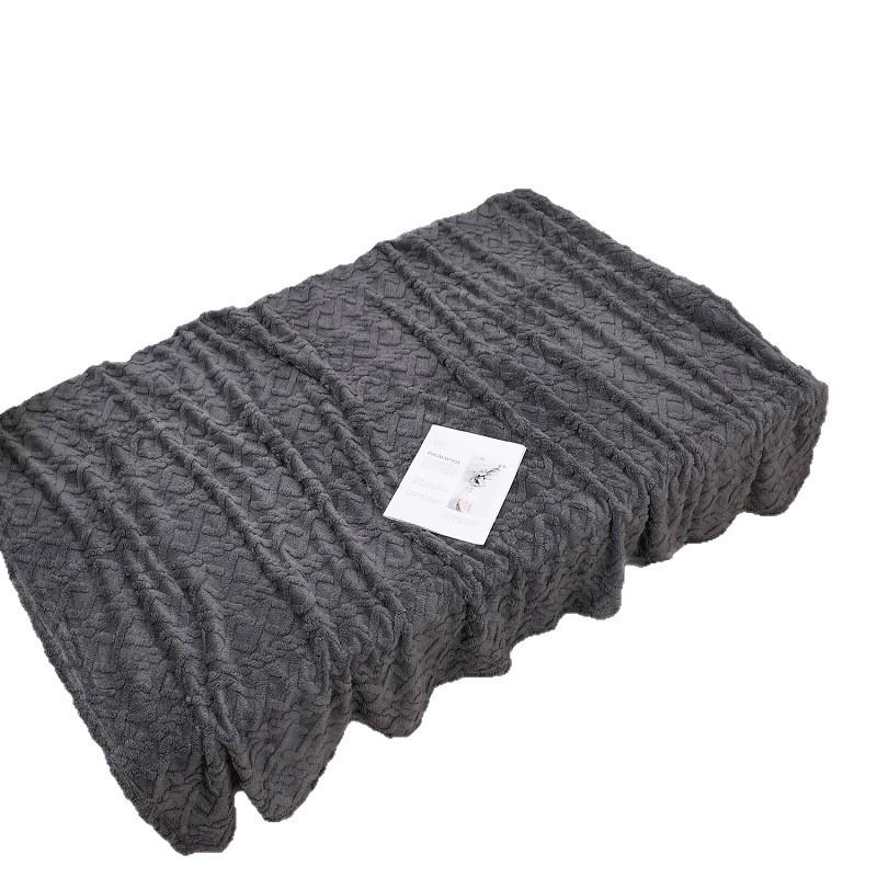 Extra Large Soft Plush Blanket - Warm Cover for Adults, Ideal for Summer Air Conditioning or Naps, Double Person Quilt, 200x220cm.