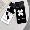 Sam and Colby XPLR Case For Samsung Z Flip 6 5G Galaxy Z Flip 5 4 3 5G Black Hard Cell Phone Cover Luxury PC Shell Coque