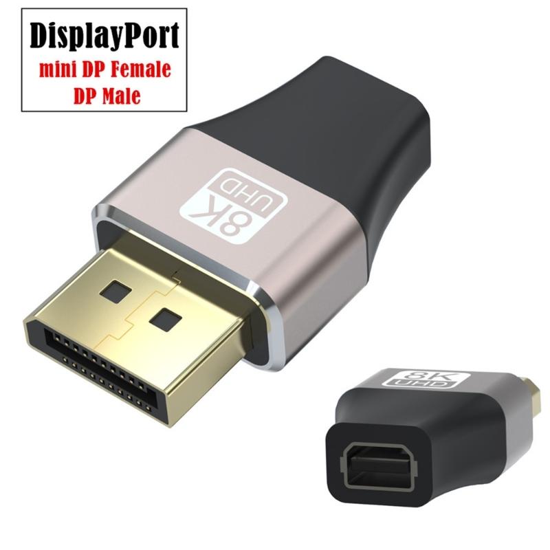 8K Mini 1.4 8K 60hz to Adapter Male/Female to Female/Male Adapter for Video PC Laptop