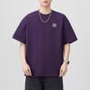Summer Heavy 300g Embroidered Short-sleeved T-shirt Loose Japanese Casual T-shirt