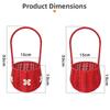 with Handle Imitation Rattan Storage Baskets Handwoven 6 Styles Handhold Weaving Basket Household Vegetable Fruit Flowers Basket