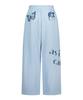 ASIF CALIE Spring Graphic Wide Pants Skyblue