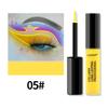 Kühler schwarzer Eyeliner Farbiges Eyeliner-Stift Wasserdichter, ölbeständiger und wischfester matter Eyeliner