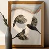 3pcs Wooden Black Bird Wall Decor Art Vintage Gothic Home Decor for Living Room Bathroom Kitchen Decorations Indoor Outdoor Gift