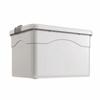 Storage Box with Wheels Dustproof Lid Long-Lasting for Moving