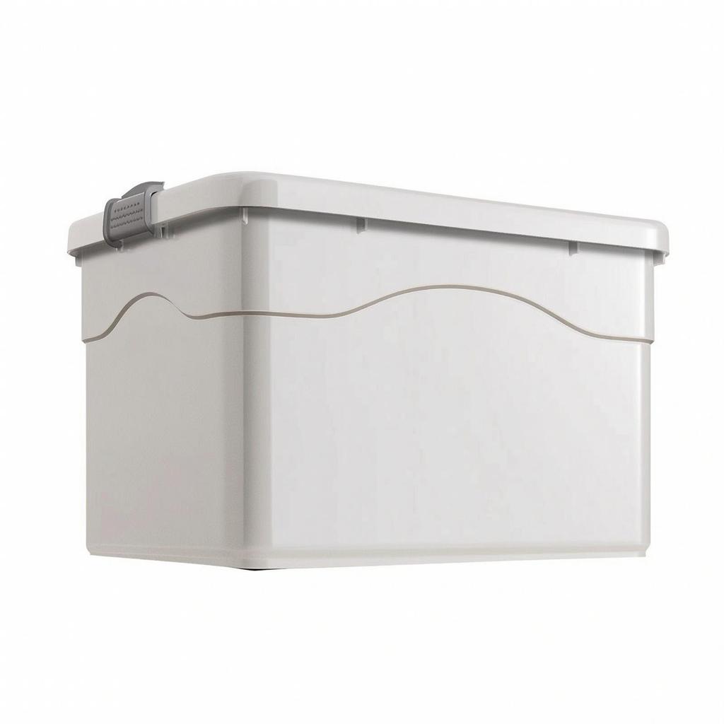 Storage Box with Wheels Dustproof Lid Long-Lasting for Moving