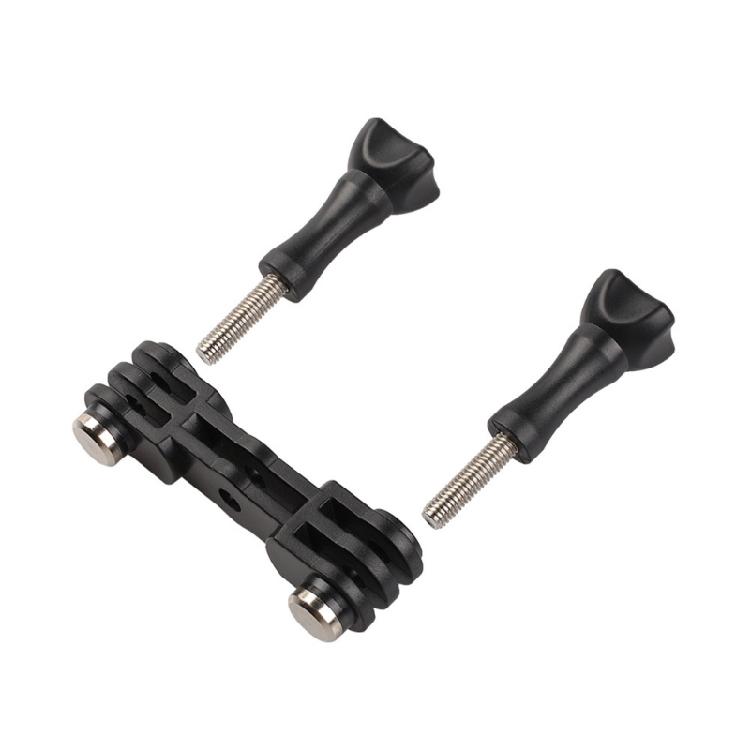 

Aluminum Double Cold Shoe Mount Bracket Twin Cold Shoe Mount Adapter for 13/12/11/10/9/8/7/6/5/4 Action Camera 1
