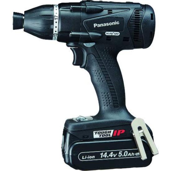 Panasonic Rechargeable Battery Pack X and Case Dual Drill Multi-Impact Driver, 14.4V, 5.0Ah 2, Charger, Included, (14.4V/18V Compatible), Driver,