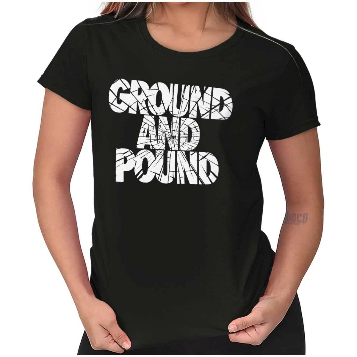 Ground And Pound Jiu Jitsu Gift Martial Arts Womens Top Junior Graphic Tee XL
