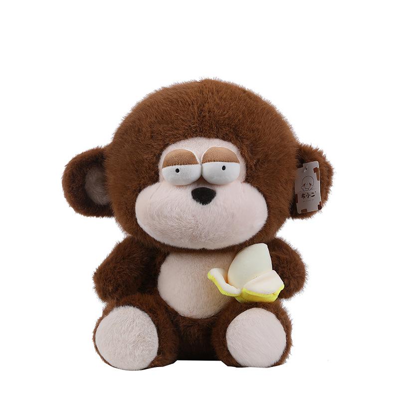 Banana Little Monkey Doll Sleeping Doll Children Birthday Gift Plush Toy Soothing Rag Doll Monkey Throw Pillow
