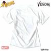 EVERSOUL Marvel VENOM Avengers Short Sleeve T-Shirt, American Comic Book Merchandise, Birthday Gift, Unisex, White, XL Size [Parallel Import]
