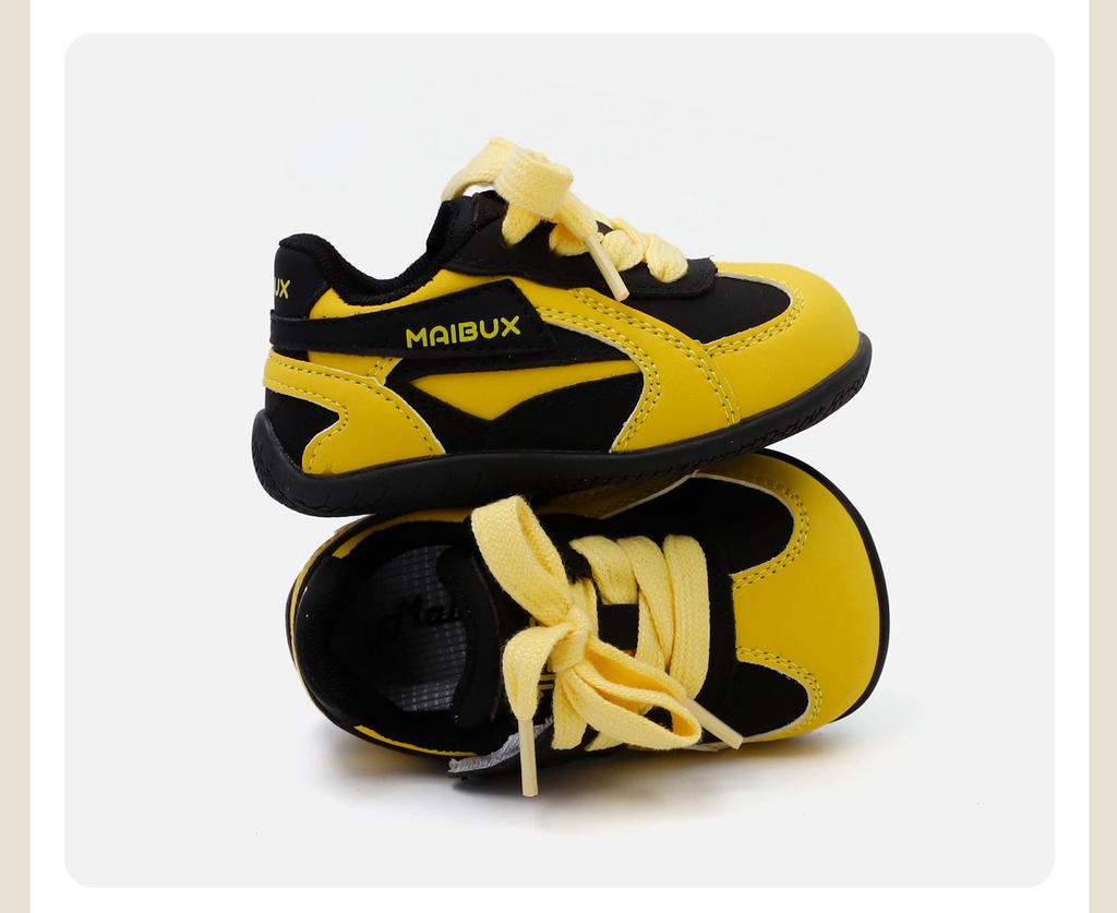 Soft Sole Spring Sports Shoes for Toddlers - Boys' Casual and Girls' Skate Design