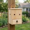 Carpenter Bee Trap for Outside Hanging Bee Trap Eco-Friendly Wooden Bee Trap for Safe