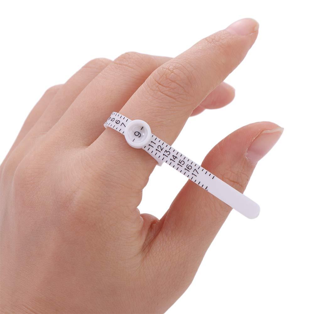 Size With Magnifier Ring Sizing Tool Finger Gauge Finger Size Coil Measurement Belt Ring Sizer
