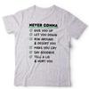 T-shirt Unisex Rick Astley Never Gonna Give You Up Divertente Testo Musicale Musica Pop